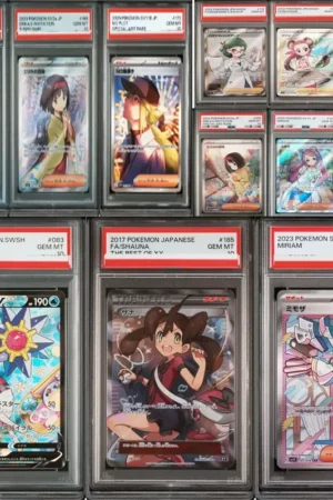 Ptcg Pokemon Japanese English Proxy Card Character Series Starmie Mariam Erika Team Rocket Lillie Iono Shauna Anime Game