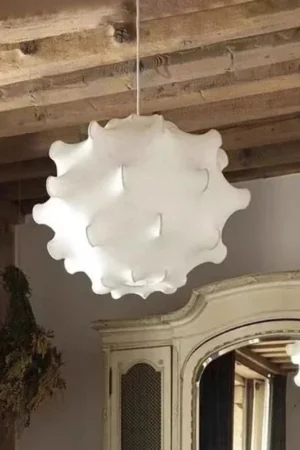 Modern Japanese Wabi Sabi Silk Pendant Lights Living Dining Room Bedroom B&B Loft Designer Lamp Nordic Home Decor E27 Chandelier