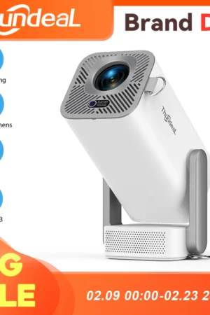 ThundeaL Full HD Projector TD80Pro 1080P 4K Projetor 750Ansi Mini Portable Proyector TD80 Pro TD80W Upgrade Home Movie Video