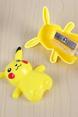 Pokemon Pikachu Pencil Sharpener Children's Cartoon DIY Anime Mini Pencil Sharpener Kids Toy Gift