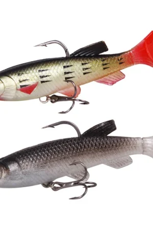 1 PC Soft Fishing 85mm 13g Simulated Fishing Bait Artificial Fishing Lure Lifelike Skin Wrapped Lead Fishing Bait Fishing Gear