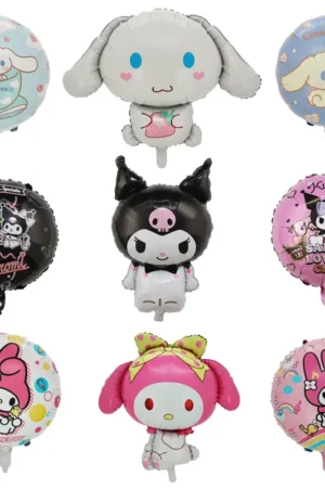 Sanrio Big Balloon Kawaii Anime Cinnamon Melody Cinnamoroll Balloon Children's Happy Birthday Party Decorations Kids Gifts