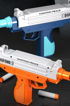 2025 Simulation Uzi Toy Soft Bullet Gun Eva Soft Bullet Battle Toy Gun Military Fans Children Outdoor Shooting Game Holiday Gift